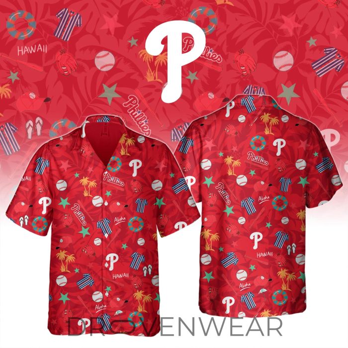 Philadelphia Phillies Special Summer Hawaiian shirt Limited Edition - Image 2