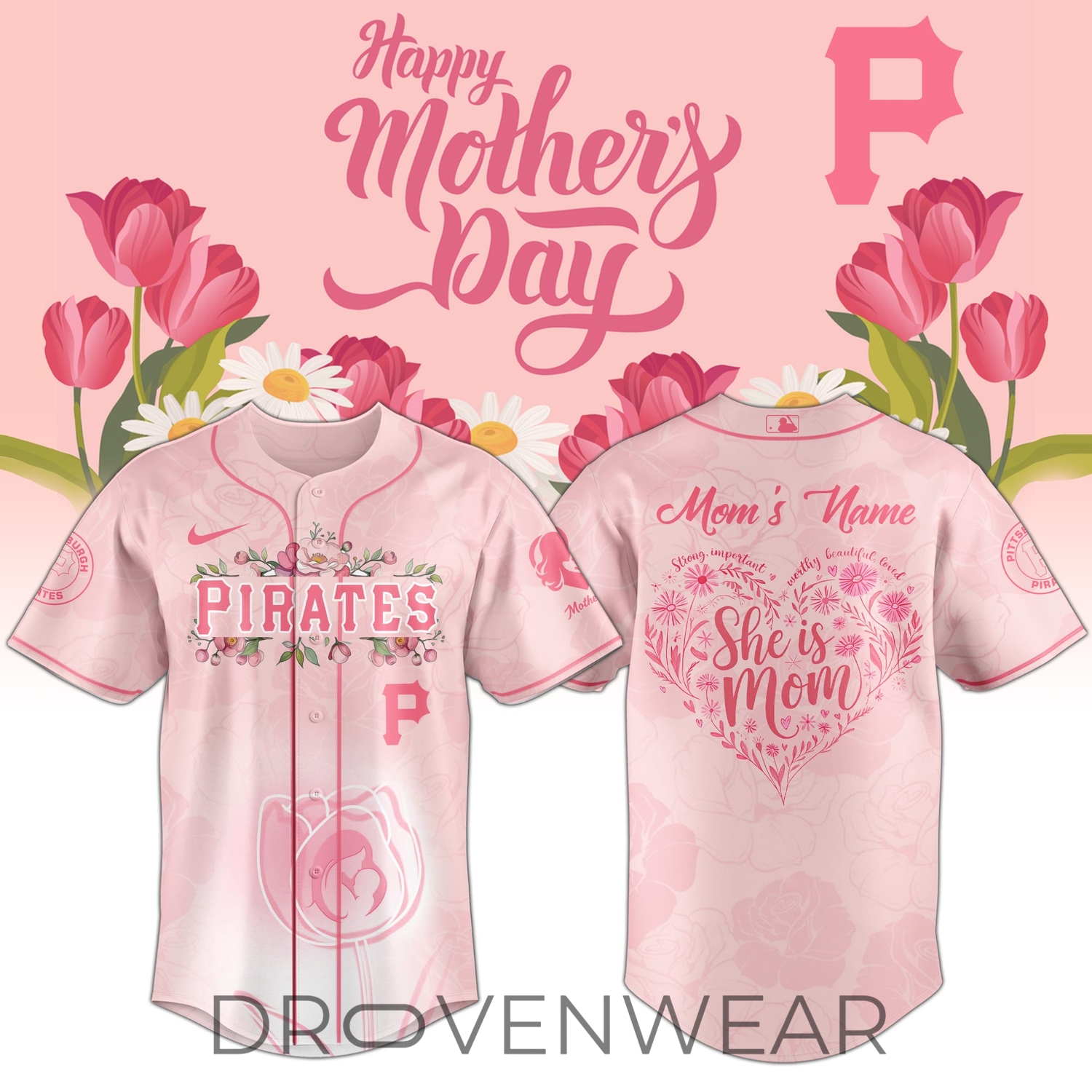 Pittsburgh Pirates Happy Mother’s Day 2026 Jersey Personalization Limited Edition + Selling Out Fast Pittsburgh Pirates Happy Mother’s Day 2026 Jersey Personalization Limited Edition + Selling Out Fast