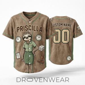 Priscilla Zootopia Baseball Jersey by Drovenwear.com