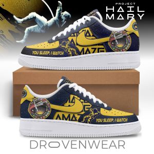 Project Hail Mary You Sleep I Watch Air Force 1 Sneakers 2026 by Drovenwear.com