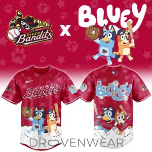 Quad Cities River Bandits Bluey Night Game Limited Jersey by Drovenwear.com