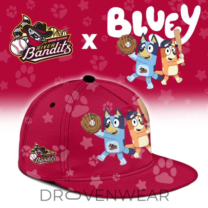 Quad Cities River Bandits Bluey Night Game Limited Jersey - Image 3
