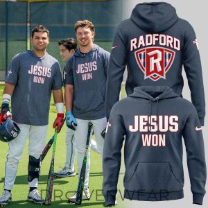 Radford University Jesus Won Hoodie by Drovenwear.com