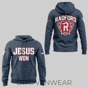 Radford University Jesus Won ✝️⚾ Hoodie - Image 2
