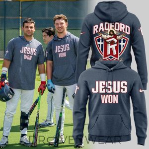 Radford University Jesus Won Hoodie Ver2 by Drovenwear.com