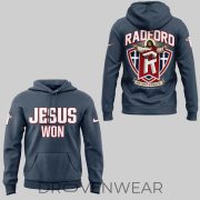 Radford University Jesus Won ✝️⚾ Hoodie Ver2 - Image 2