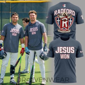 Radford University Jesus Won Tshirt Ver2 by Drovenwear.com