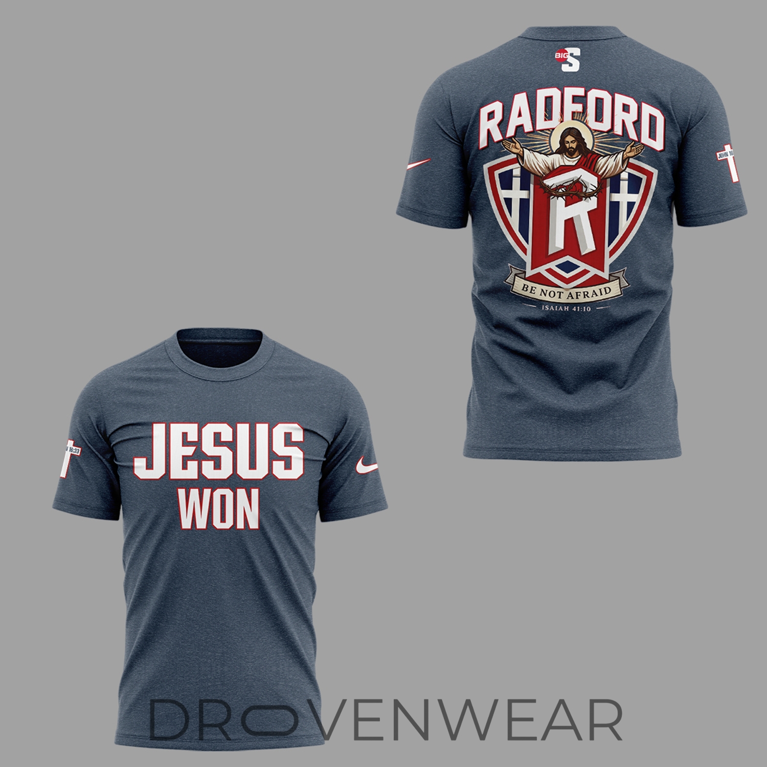 Radford University Jesus Won ✝️⚾ T-shirt Ver2 Radford University Jesus Won ✝️⚾ T-shirt Ver2