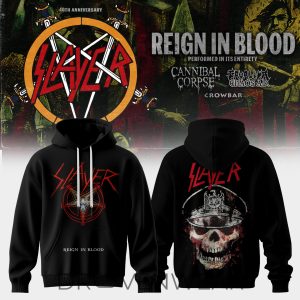Reign in Blood 40th Anniversary 2026 Edition Hoodie by Drovenwear.com