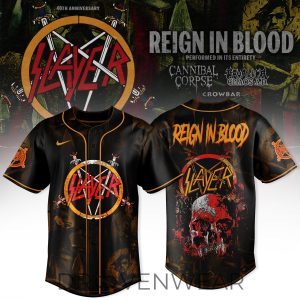 Reign in Blood 40th Anniversary 2026 Edition Jersey V2 by Drovenwear.com