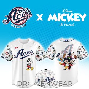 Reno Aces Mickey Mouse Theme Night Baseball Jersey by Drovenwear.com