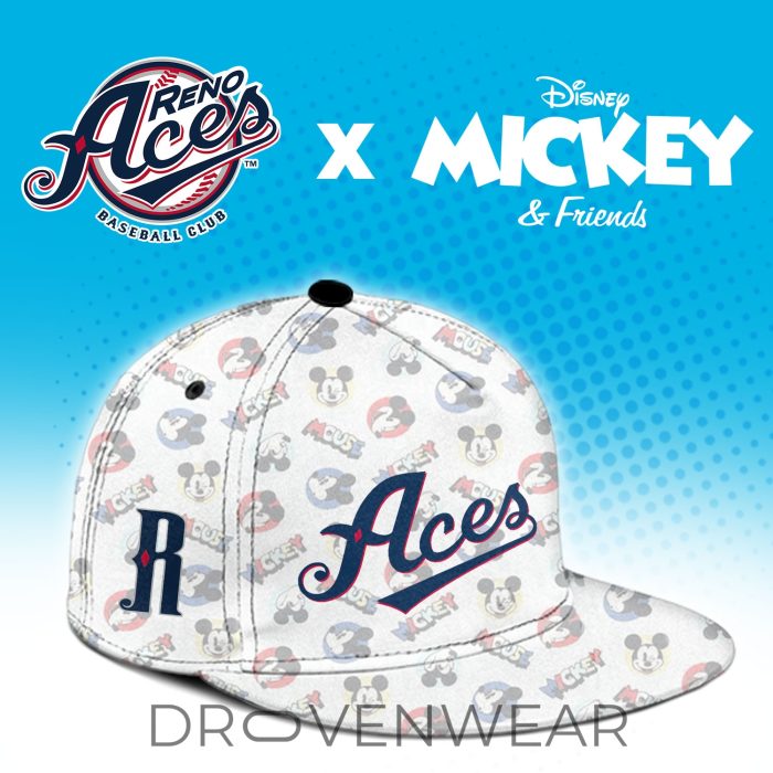 Reno Aces Mickey Mouse Theme Night Baseball Jersey - Image 3