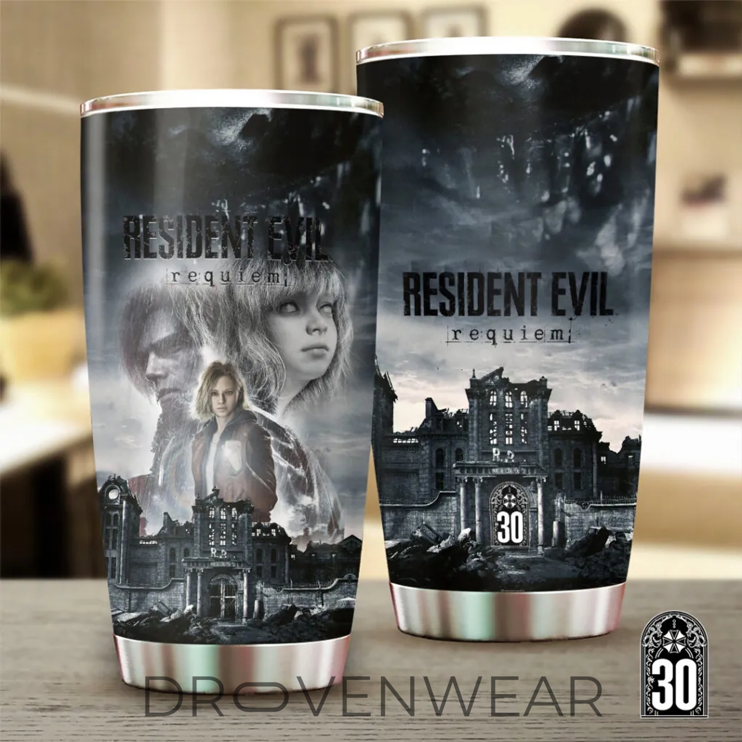 Resident Evil 30th Anniversary Tumbler Cup Resident Evil 30th Anniversary Tumbler Cup
