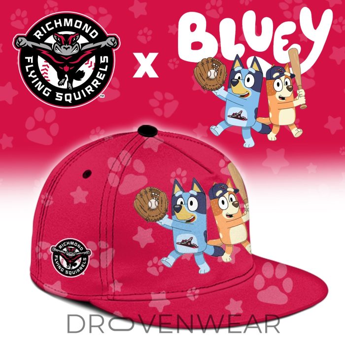 Richmond Flying Squirrels Bluey Night Limited Jersey - Image 3