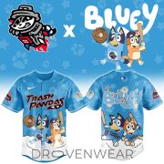 Rocket City Trash Pandas Bluey Night Limited Blue Jersey - Image 2
