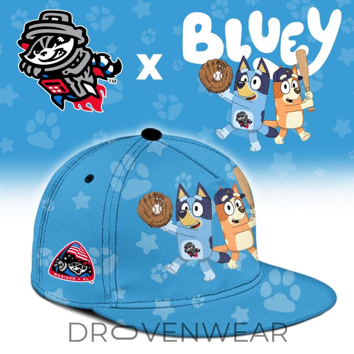 Rocket City Trash Pandas Bluey Night Limited Blue Jersey - Image 3