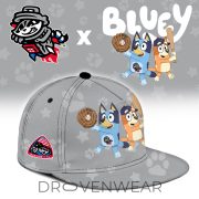 Rocket City Trash Pandas Bluey Night Limited Grey Jersey - Image 3