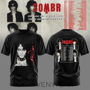 SOMBR You Are The Reason Tour Limited Black Tshirt Ver2 by Drovenwear.com
