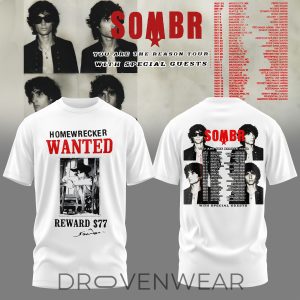 SOMBR You Are The Reason Tour Limited White Tshirt by Drovenwear.com