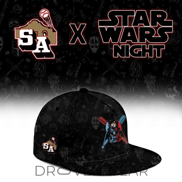 San Antonio Missions Star Wars Theme Night Baseball Jersey - Image 3