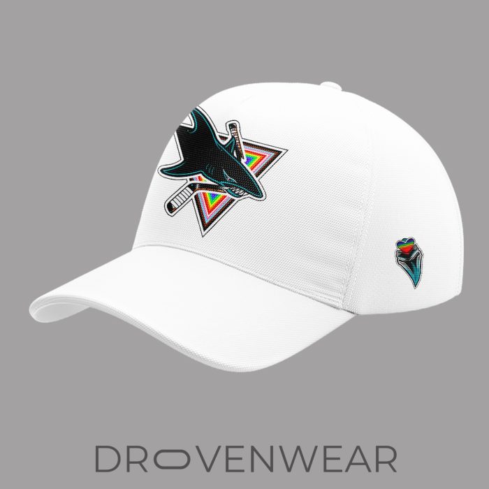 San Jose Sharks Pride Night T-shirt LGBTQ Rainbow Hockey Fan - Image 5