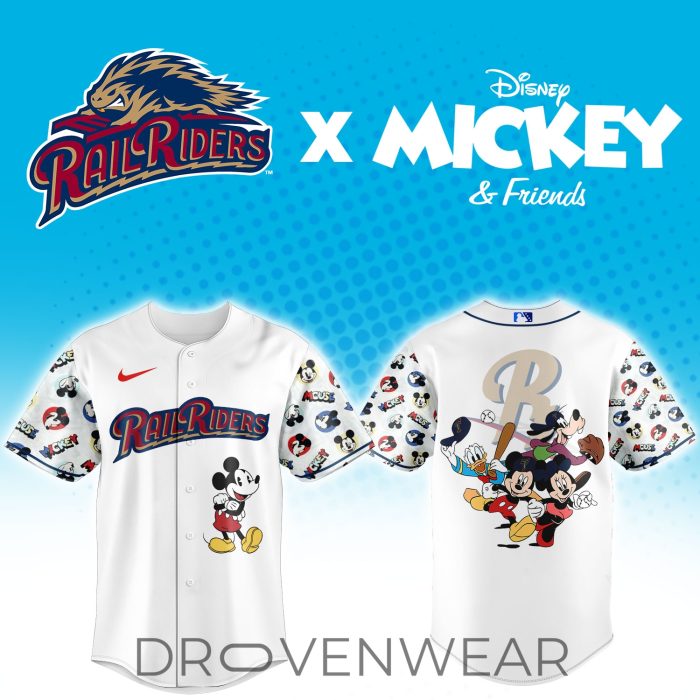 Scranton/Wilkes-Barre RailRiders Mickey Mouse Night Limited Jersey - Image 2