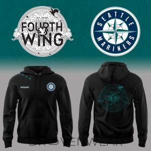 Seattle Mariners x Fourth Wing 2026 Hoodie by Drovenwear.com