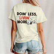 Snoopy Built for this much responsibility Doin' less, livin' more 3D T-shirt - Image 4