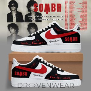 Sombr You Are The Reason Tour Limited Black AF1 Shoes 02 by Drovenwear.com