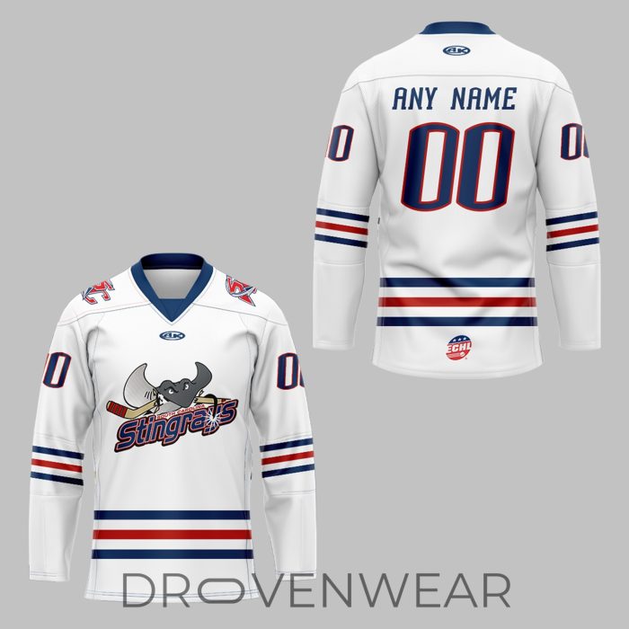 South Carolina Stingrays Rock The Retro 2001 Throw back Custom Hockey Jersey 2026 - Image 2