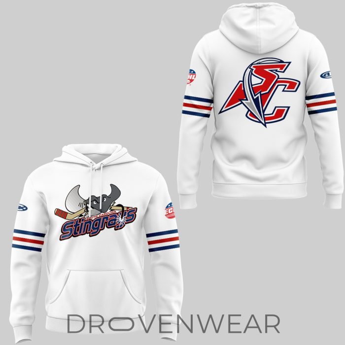 South Carolina Stingrays Rock The Retro 2001 Throw back Hoodie Limited Edition - Image 2