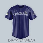 Special Edition Colorado Rockies x Hello Kitty Night Jersey - Image 2
