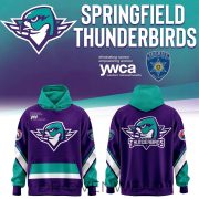 Springfield Thunderbirds 2026 Purple Warm-up Hoodie