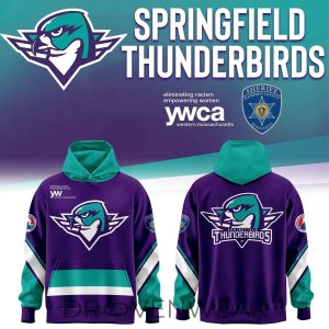 Springfield Thunderbirds 2026 Purple Warmup Hoodie by Drovenwear.com
