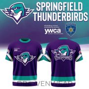 Springfield Thunderbirds 2026 Purple Warm-up T-Shirt