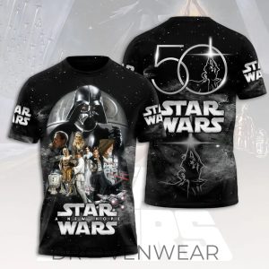 Star Wars 50th Anniversary 3D Tshirt by Drovenwear.com
