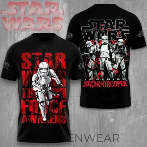 Star Wars The Force Awakens Imperial Stormtrooper 3D Tshirt by Drovenwear.com