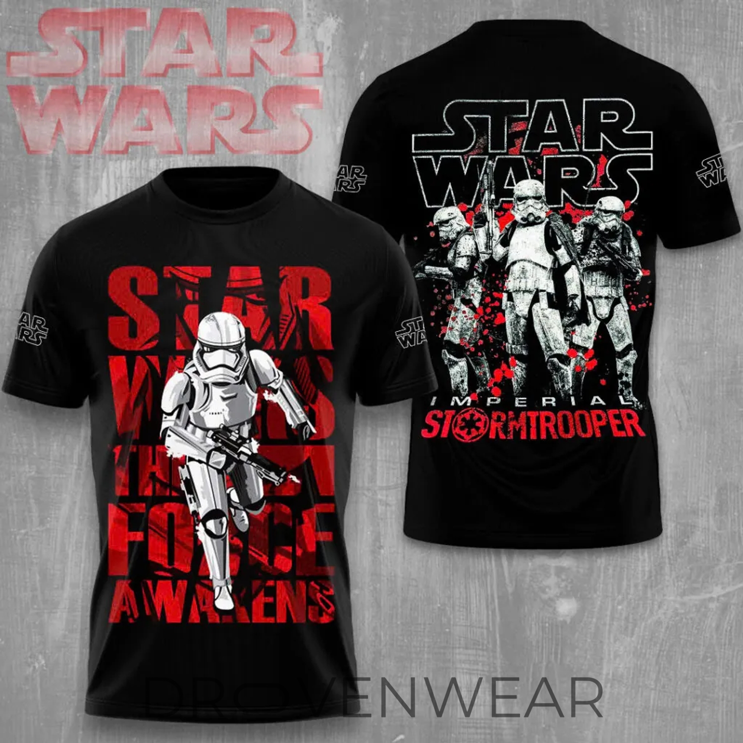 Star Wars: The Force Awakens Imperial Stormtrooper 3D Tshirt Star Wars: The Force Awakens Imperial Stormtrooper 3D Tshirt