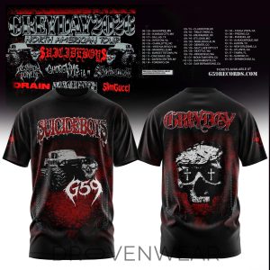 Suicideboys x Seattle Mariners Grey Day Tour 2026 Tee Ver2 by Drovenwear.com