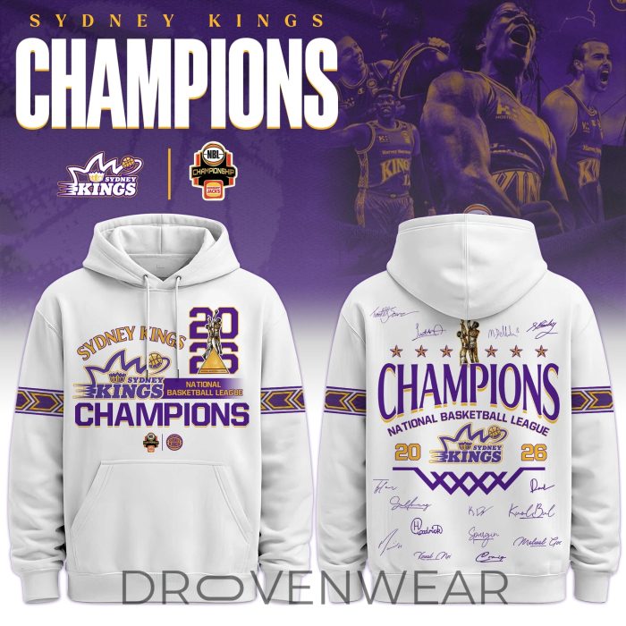 Sydney Kings Special Champions NBL 2026 Limited Edition Hoodie #2 - Image 4