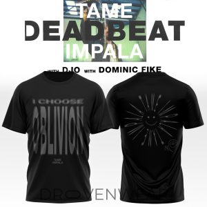 Tame Impala Deadbeat Tour Signed TShirt Ver2 by Drovenwear.com