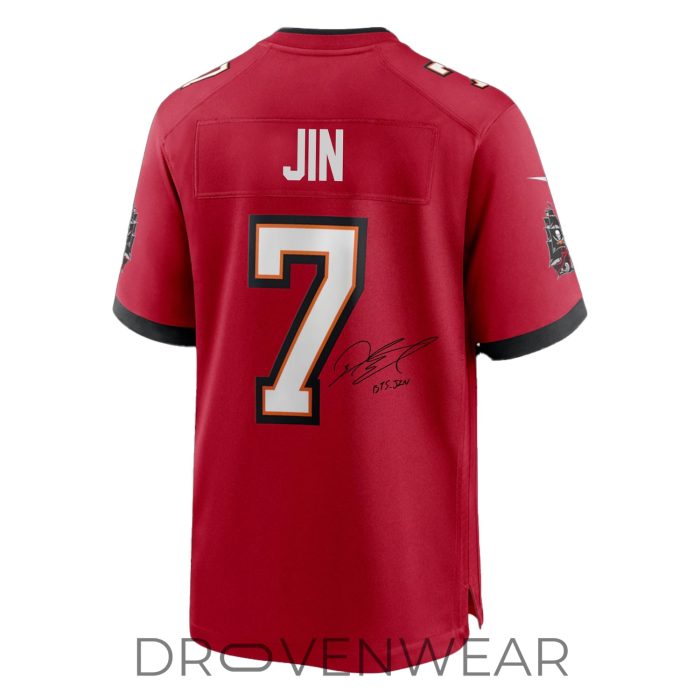 Tampa Bay Buccaneers Special BTS “Jin” Limited Edition Jersey - Image 3