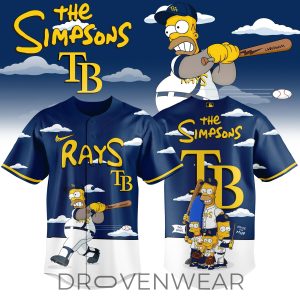Tampa Bay Rays x The Simpsons 2026 Limited Edition Jersey by Drovenwear.com