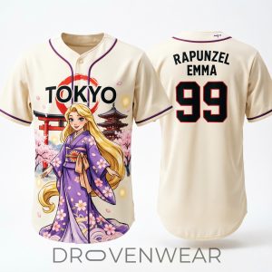 Tangled x Tokyo Princess Baseball Jersey by Drovenwear.com