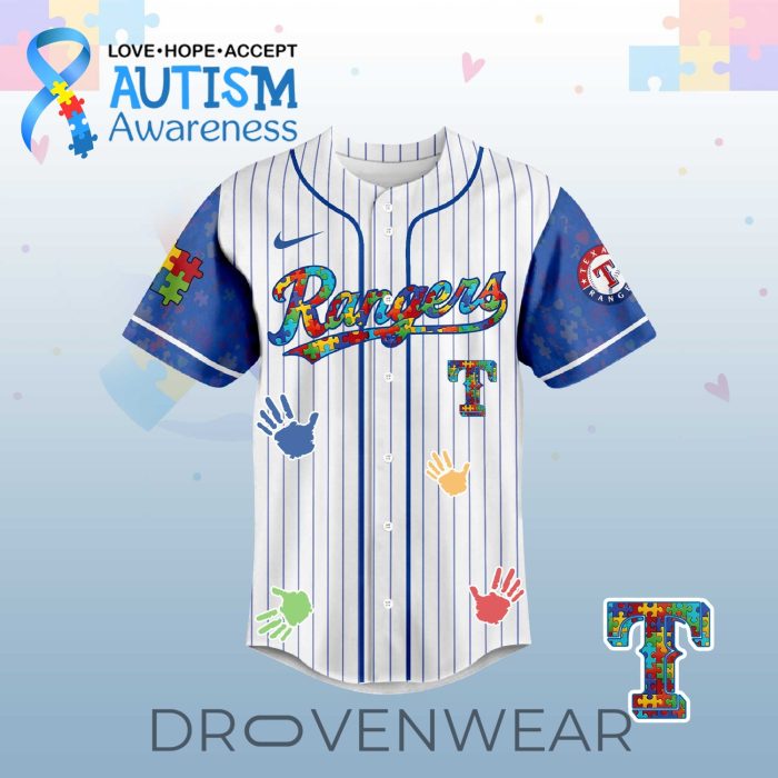 Texas Rangers Autism Awareness 2026 Limited Editions Jersey - Image 2