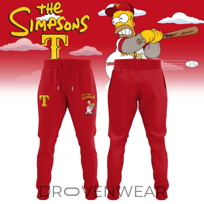 Texas Rangers x The Simpsons 2026 Limited Edition Jersey - Image 2