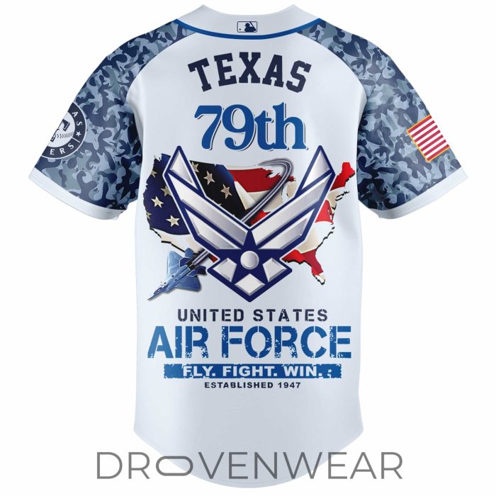 Texas Rangers x US Air Force 79th Anniversary Jersey - Image 3