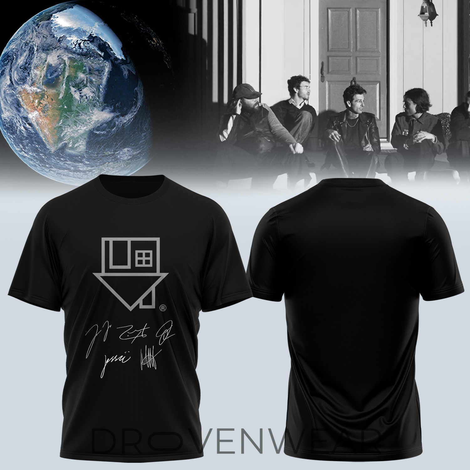 The Neighbourhood World Tour Autograph Inspired Graphic Shirt The Neighbourhood World Tour Autograph Inspired Graphic Shirt