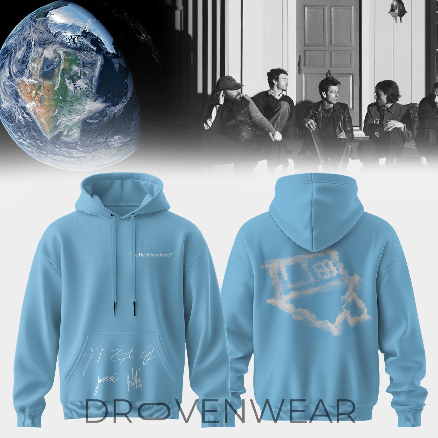 The Neighbourhood World Tour Autograph Inspired Hoodie The Neighbourhood World Tour Autograph Inspired Hoodie