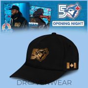 Toronto Blue Jays 50th Season Commemorative Limited Bomber Jacket - Image 2